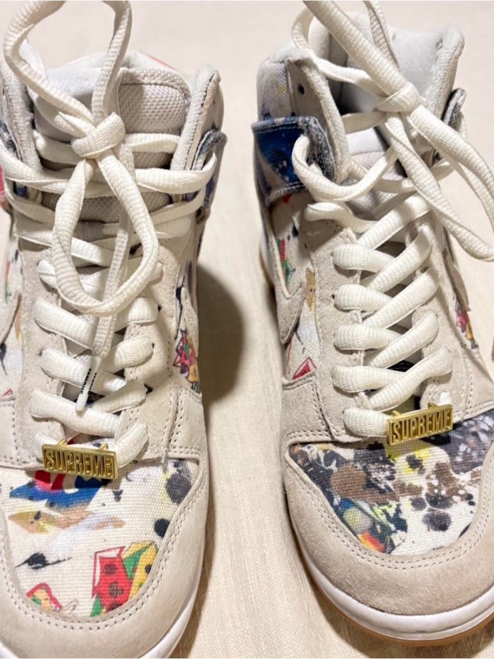 Supreme Ramelzee Nike Jordans